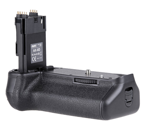 Batteriegriff Set für Canon EOS 6D + 2x LP-E6N Akku + 1x USB Dual Ladegerät wie BG-E13