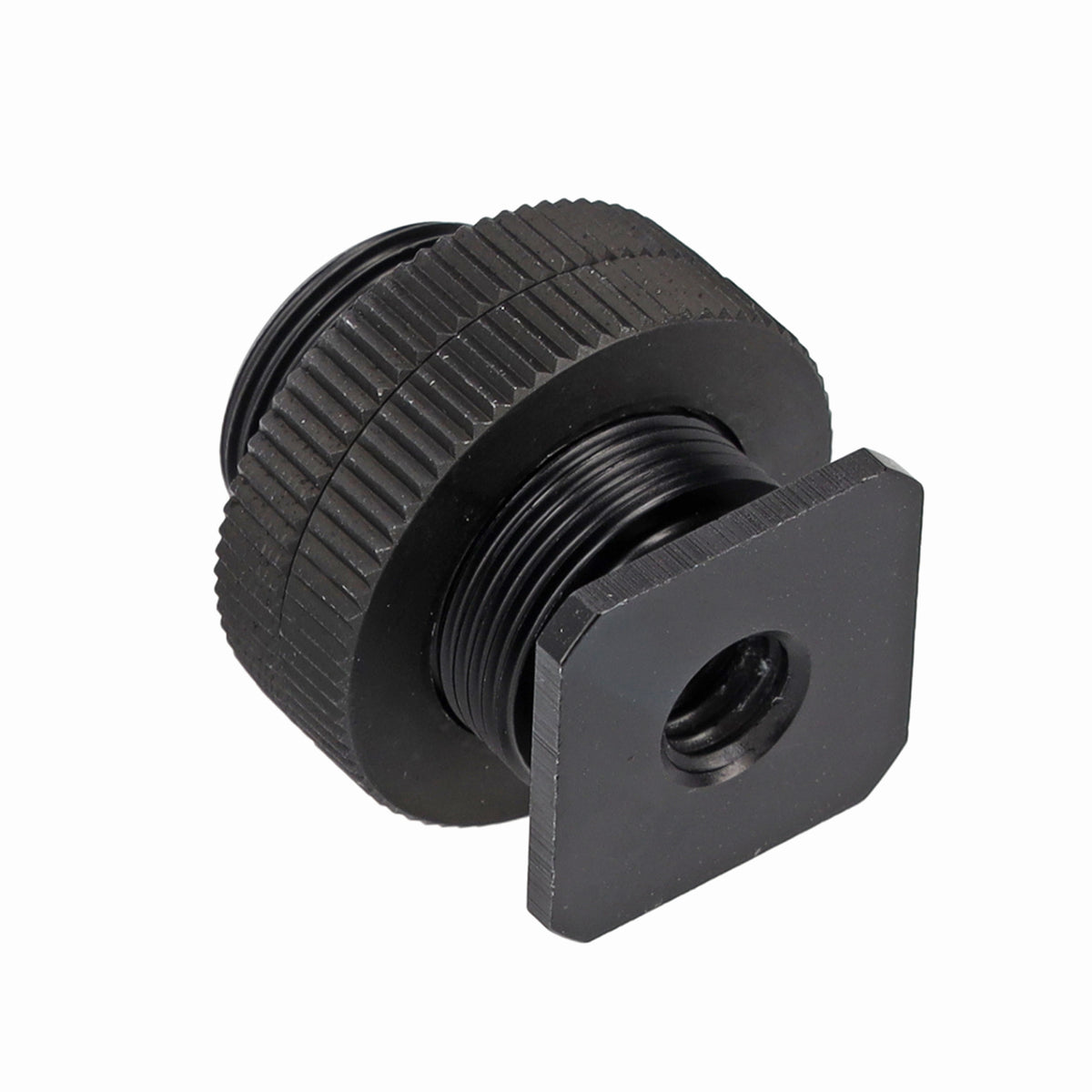 Adapter-Schraube mit 1/4 Zoll Innengewinde & 5/8 Zoll Außengewinde mit 2 Rädelschrauben