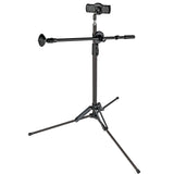 ayex flexibles Mikrofonstativ mit Halter Tablet Smartphonehalterung 1/4 Zoll Spigot Adapter