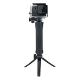 Selfie Stick Monopod mit Stativständer für GoPro & DJI Actionkameras dynamische Aufnahmen