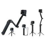 Selfie Stick Monopod mit Stativständer für GoPro & DJI Actionkameras dynamische Aufnahmen