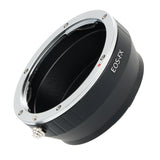 Objektivadapter für EOS EF/EFS an Fuji FX Mount Kameragehäuse