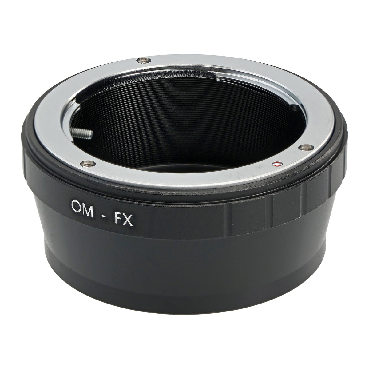 Objektivadapter Olympus OM an Fuji FX Mount Kameragehäuse