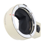 Objektivadapter AF Autofokus Canon EF/EF-S-Objektiv auf Sony E-Mount-Kamera EF-NEX II Weiß