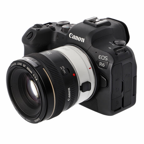 Objektivadapter AF Autofokus Canon Perfekt für EF- und EF-S-Objektive EF-EOSR Weiß