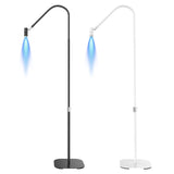 UV-Lash-Lampe Beauty Light 360° Touch-Dimmung 5 Lichtstufen Fußschalter Brille