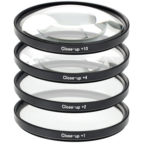 ayex Close up Makro Linsen Set 77mm - 4 teilig (+1, +2, +4, +10)