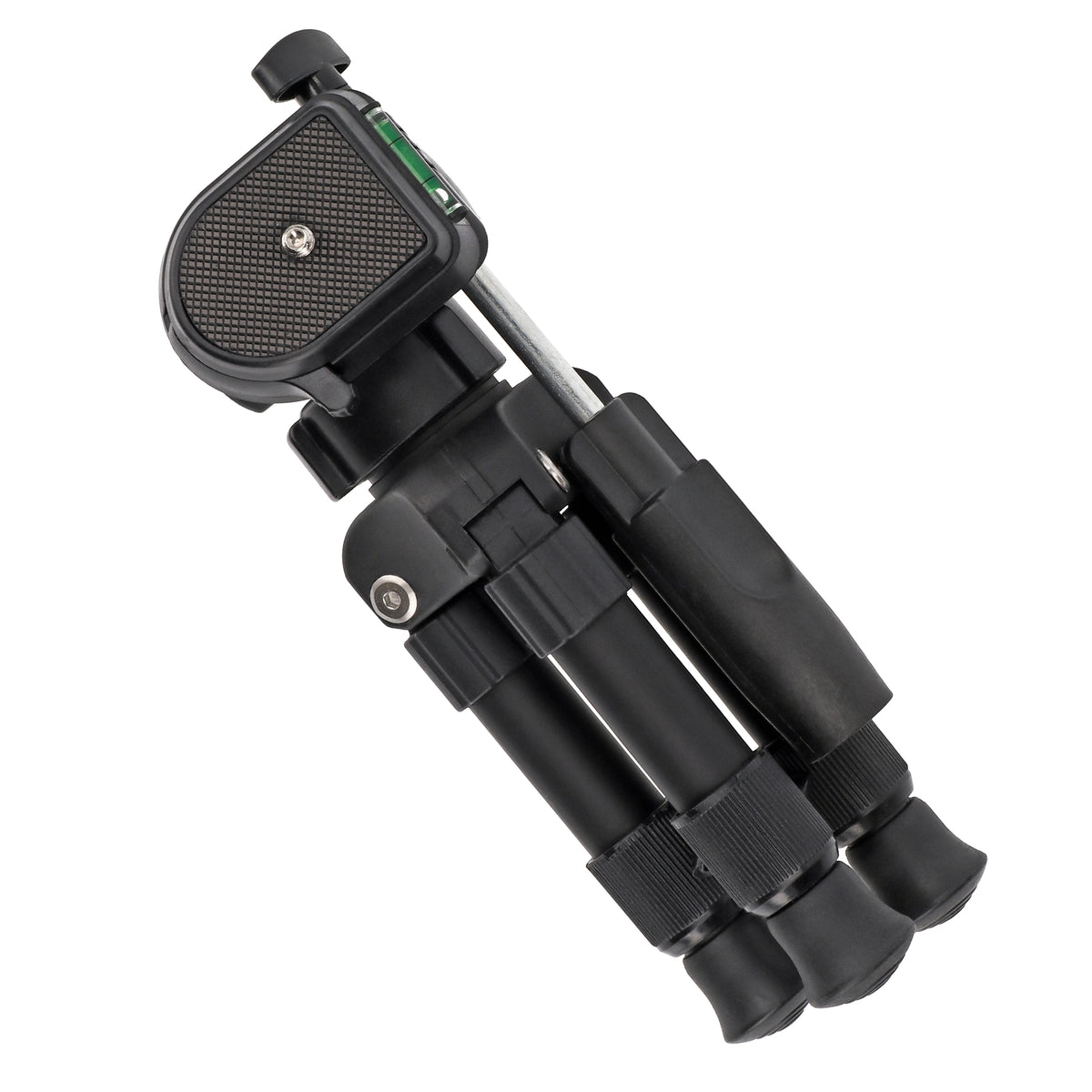 ayex Leichtes Robustes Kamera Stativ mit 3-Wege-Kopf Schnellwechselplatte & Wasserwaage Aluminium