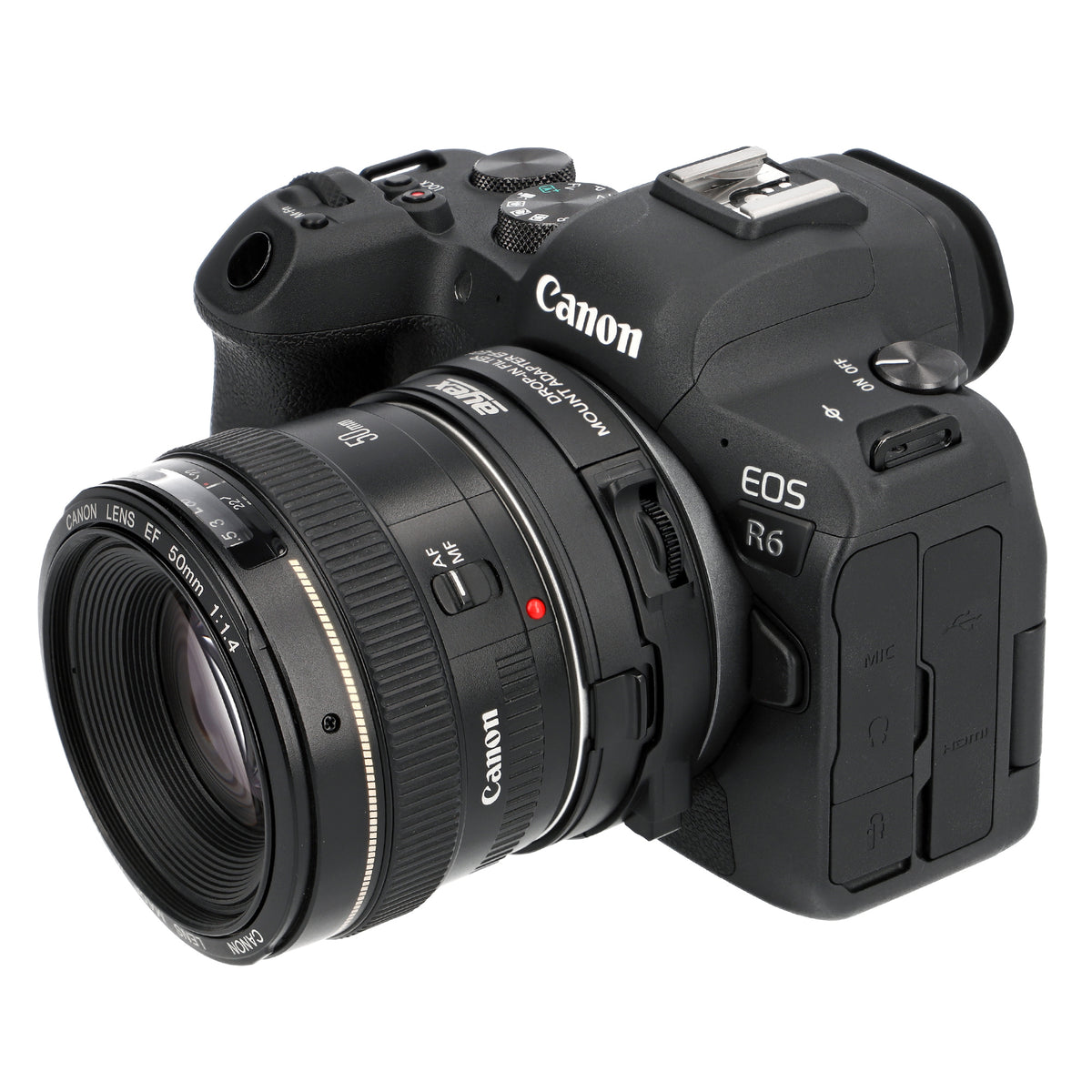 Objektivadapter mit Drop-In ND Filter für Canon EF-S Objektive an EOS RF Mount Autofokus EFTR-II