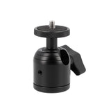 Mini Metall Kugelkopf 1/4 Zoll - Universal Kugelkopf mit 360° Drehung für Kamera & Zubehör