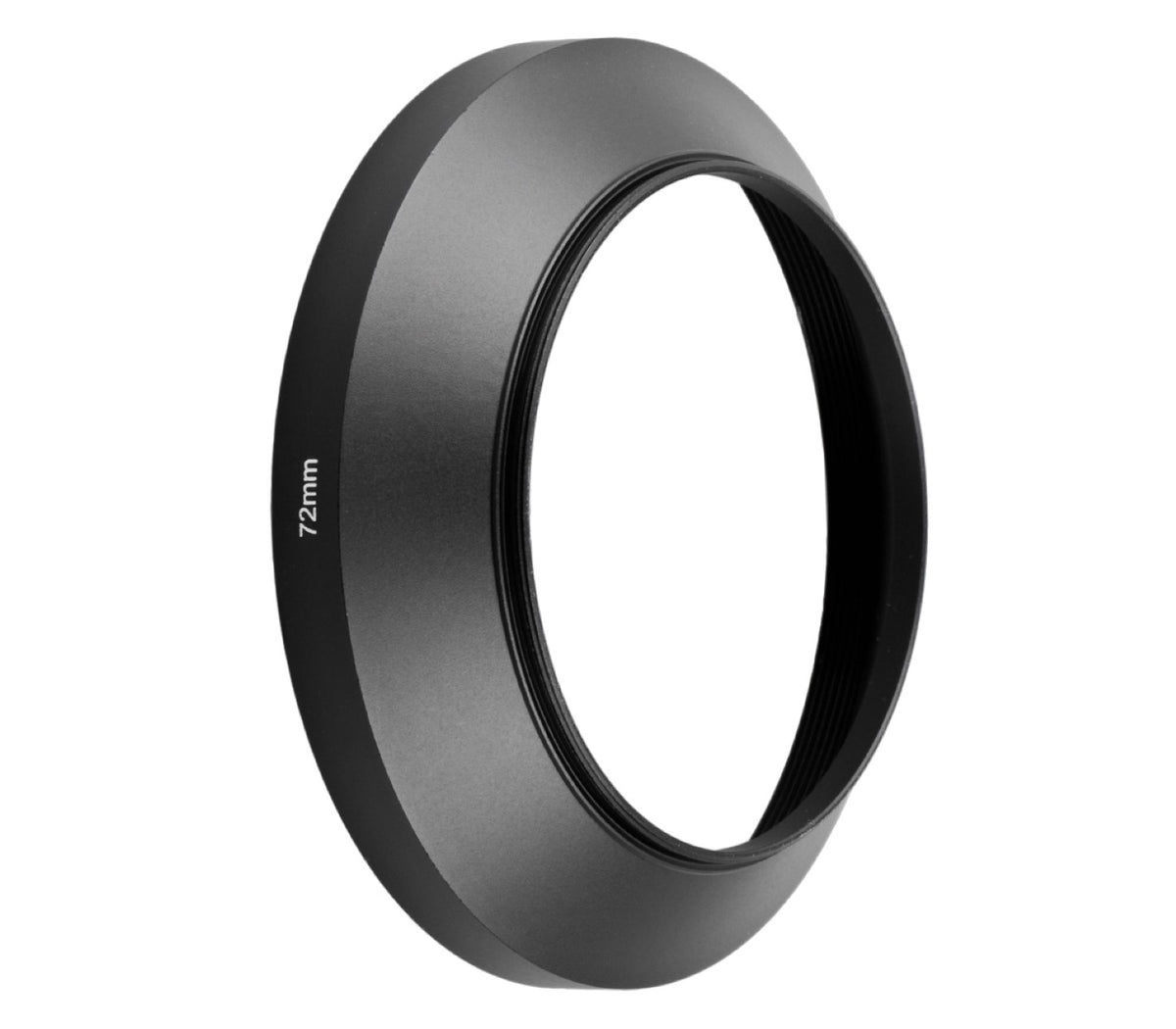 ayex Aluminium Weitwinkel-Gegenlichtblende 72mm Schraubgewinde