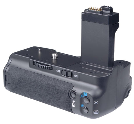 Batteriegriff Set für Canon EOS 1000D 500D 450D + 2x LP-E5 Akku wie BG-E5