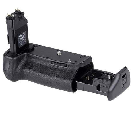 Batteriegriff Set für Canon EOS 6D Mark II wie BG-E21 + 2x LP-E6N Akku + 1x USB Dual Ladegerät