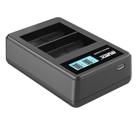 Batteriegriff Set für Nikon D850 wie MB-D18 + 2x EN-EL15B Akku + 1x USB Dual Ladegerät