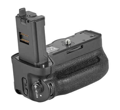 Batteriegriff für Sony Alpha 1 A7RIV A7SIII A7IV A9II ersetzt VG-C4EM Optimal für Hochformat