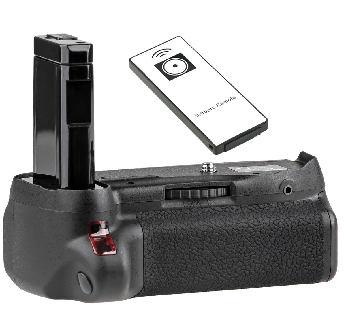 Batteriegriff Set für Nikon D5500 D5600 + IR-Fernauslöser + 2x EN-EL14 Akku + 1x USB Dual Ladegerät