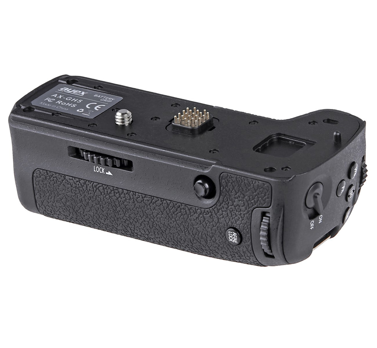 Batteriegriff Set für Panasonic Lumix GH5 + 2x BLF19E Akku + USB Dual Ladegerät