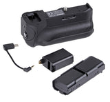 Batteriegriff Set für Sony Alpha A6500 + 2x NP-FW50 Akku + 1x USB Dual Ladegerät