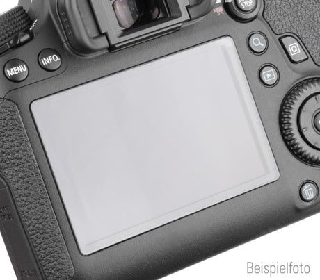 Displayschutz für Nikon D3100 selbsthaftendes Echtglas transparent