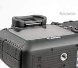 Displayschutz für Canon EOS 650D selbsthaftendes Echtglas
