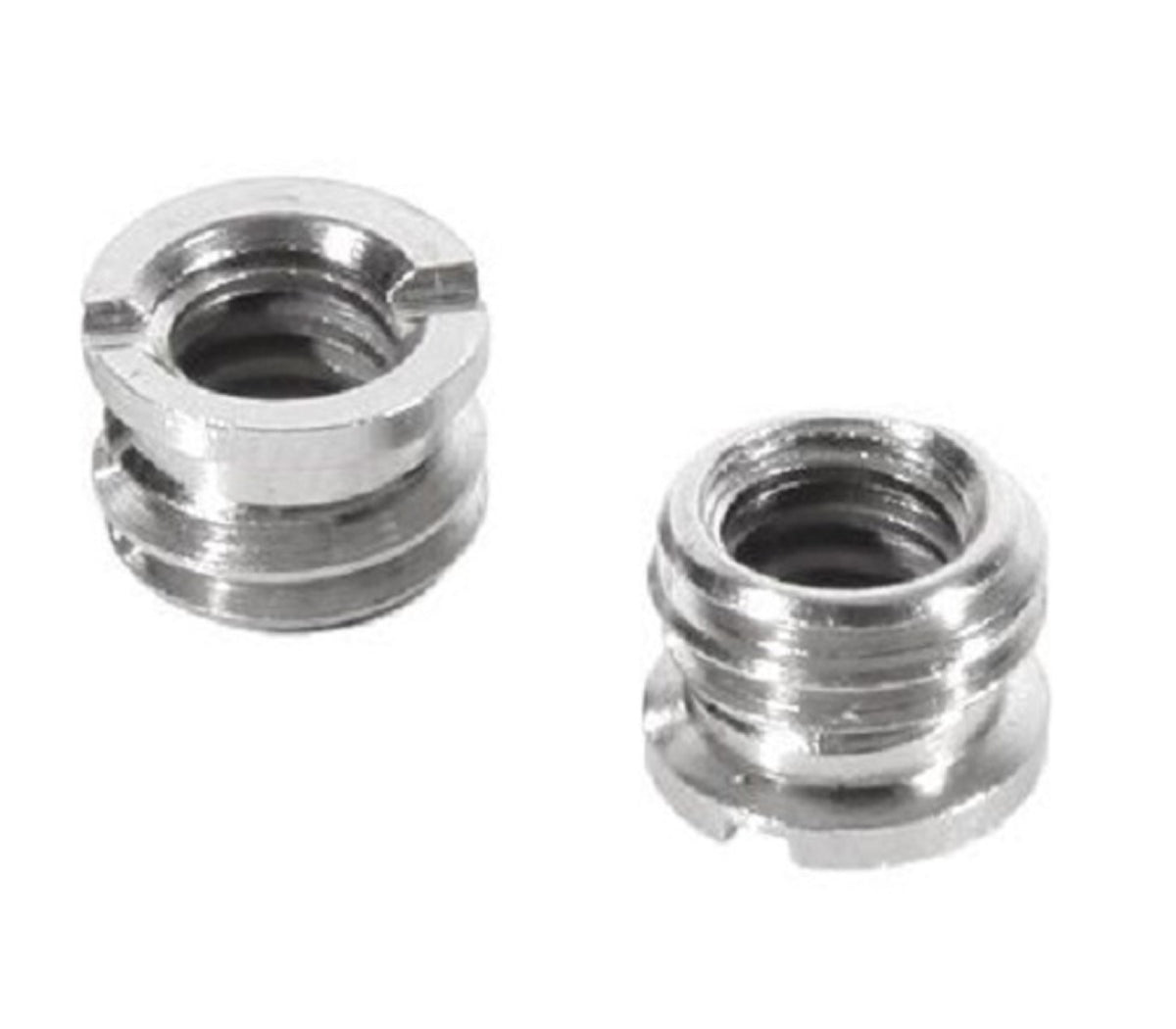 Gewindeadapter 2 Stück wandelt 1/4" Gewinde zu 3/8" Gewinde für Kamera & Stativ geeignet