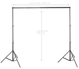 ayex Hintergrundsystem - 2er Set Lampenstative und Crossbar