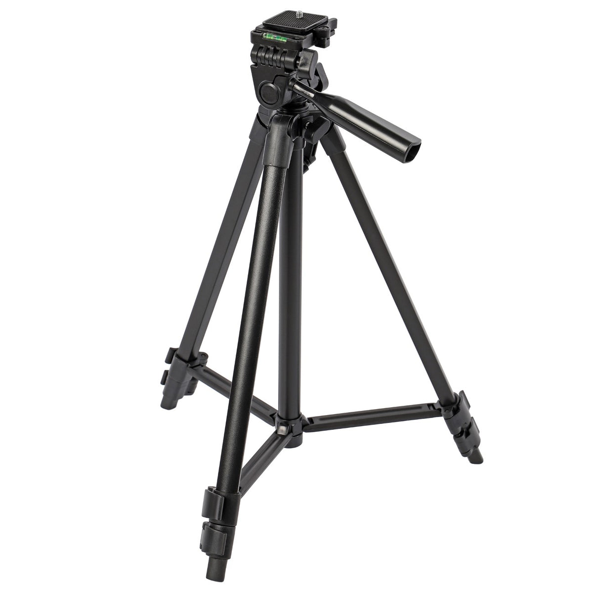 Reisestativ Aluminium leicht & kompakt 135cm Höhe Kugelkopf DSLR Kamera bis 3?kg