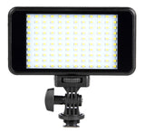 ayex LED light Videoleuchte mit 120 LEDs Inkl. Li-Ion Akku und Ladegerät