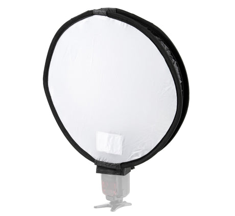 Leichte faltbare Blitz-Softbox Diffusor für Systemblitze (40cm Ø, rund)