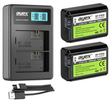 ayex Power Set mit 2x NP-FW50 Akku für Sony + 1x USB Dual Ladegerät
