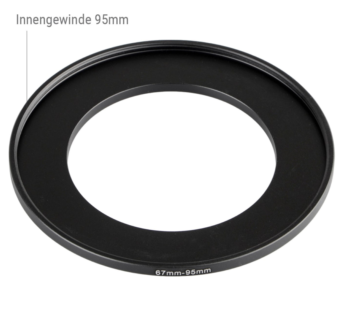 Step Up Ring 67mm-95mm Reduzierring Adapterring Universal passend