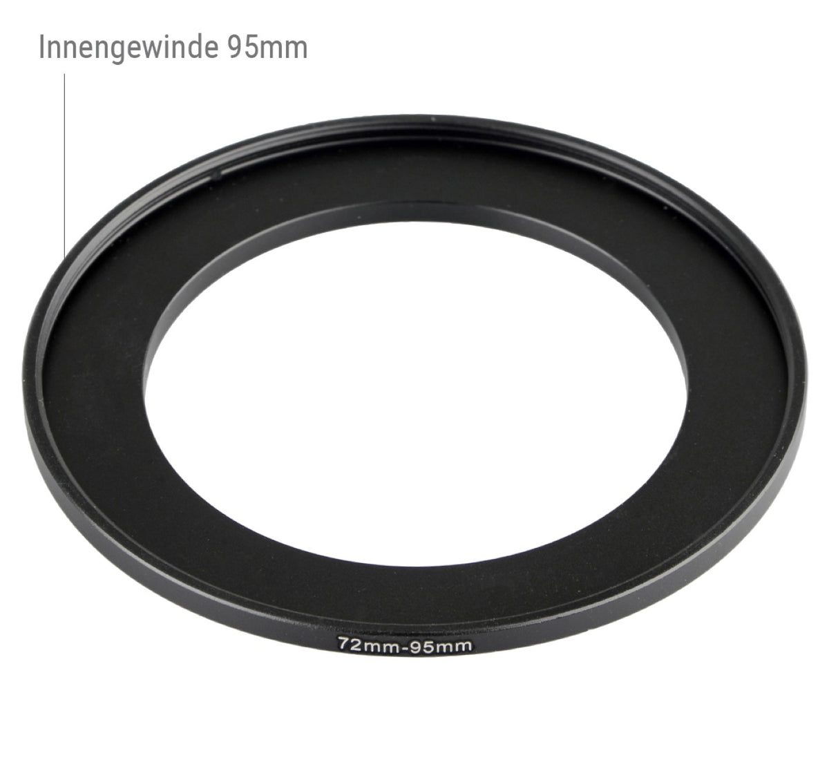 Step Up Ring 72mm-95mm Reduzierring Adapterring Universal passend