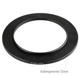 Step Up Ring 72mm-95mm Reduzierring Adapterring Universal passend