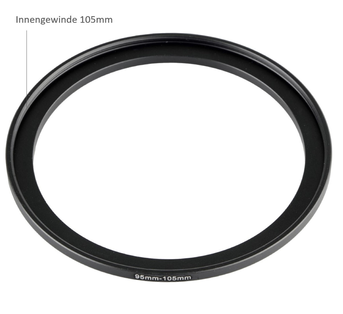 Step Up Ring 95mm-105mm Reduzierring Adapterring Universal passend