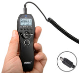 Timer Fernauslöser AX-3 DC2 Nikon Z7 Z6 D7500 D7100 D750 D610 D90 D5600 D3300 Intervallauslöser Timelapse Bulb Serienaufnahme
