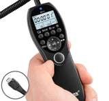 Timer Fernauslöser AX-3 RR90 Fujifilm X-T10 X-M1 X-A3 X-A10 Intervallauslöser Timelapse Bulb Serienaufnahme