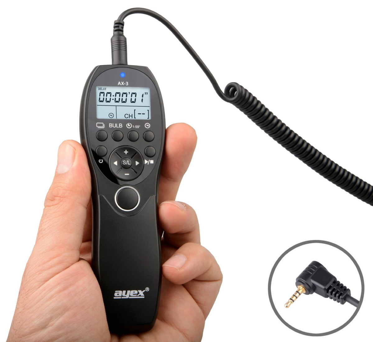 Timer Fernauslöser AX-3 RS-2 Panasonic DMC-FZ2500 DS1 G85 G7 GX8 DC-GH5S G9 FZ250 Intervallauslöser Timelapse Bulb Serienaufnahme