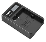 USB Ladegerät für Canon BP-511A Akkus beleuchtetes Display Ladestandanzeige