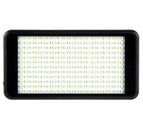 Videoleuchte mit 228 LEDs und Power Bank Funktion und Diffusoren