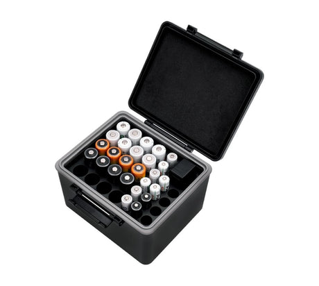 Battery Case Batteriebox mit Batterietester für AA/AAA Batterien
