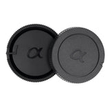 Kameragehäusedeckel & Objektivrückdeckel Set für Sony A-Mount – Schutzkappen für Kamera & Objektiv