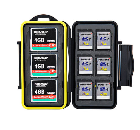 Speicherkarten Schutzbox Memory Card Case für 6 SD + 3 CF Karten (MC-SD6CF3)