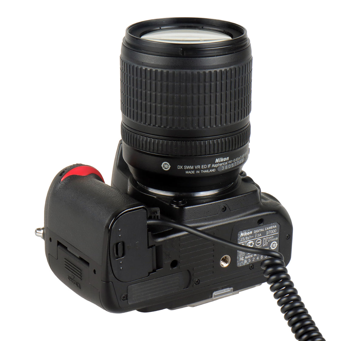 DC-Coupler für Nikon Kameras mit EN-EL15 Akku-Dummy für permanente Stromversorgung über z.B. V-Mount Akku