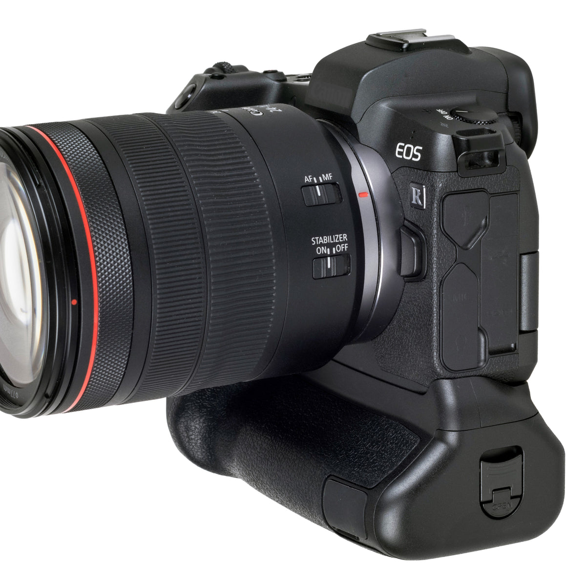 Batteriegriff für Canon EOS R Ra Ersatz für BG-E22 kompakter Handgriff Ladefunktion + USB-C Netzteil