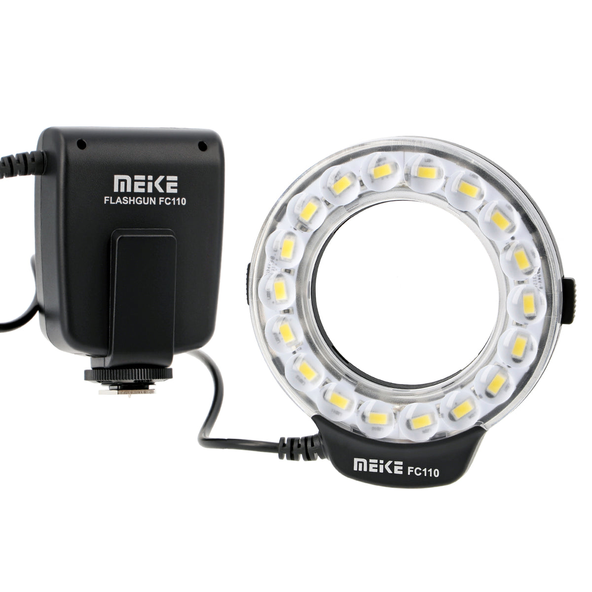Makro Ringblitz Ringleuchte für Pentax SLR Kameras FC-110 Blitz & Dauerlicht auch für Videoaufnahmen
