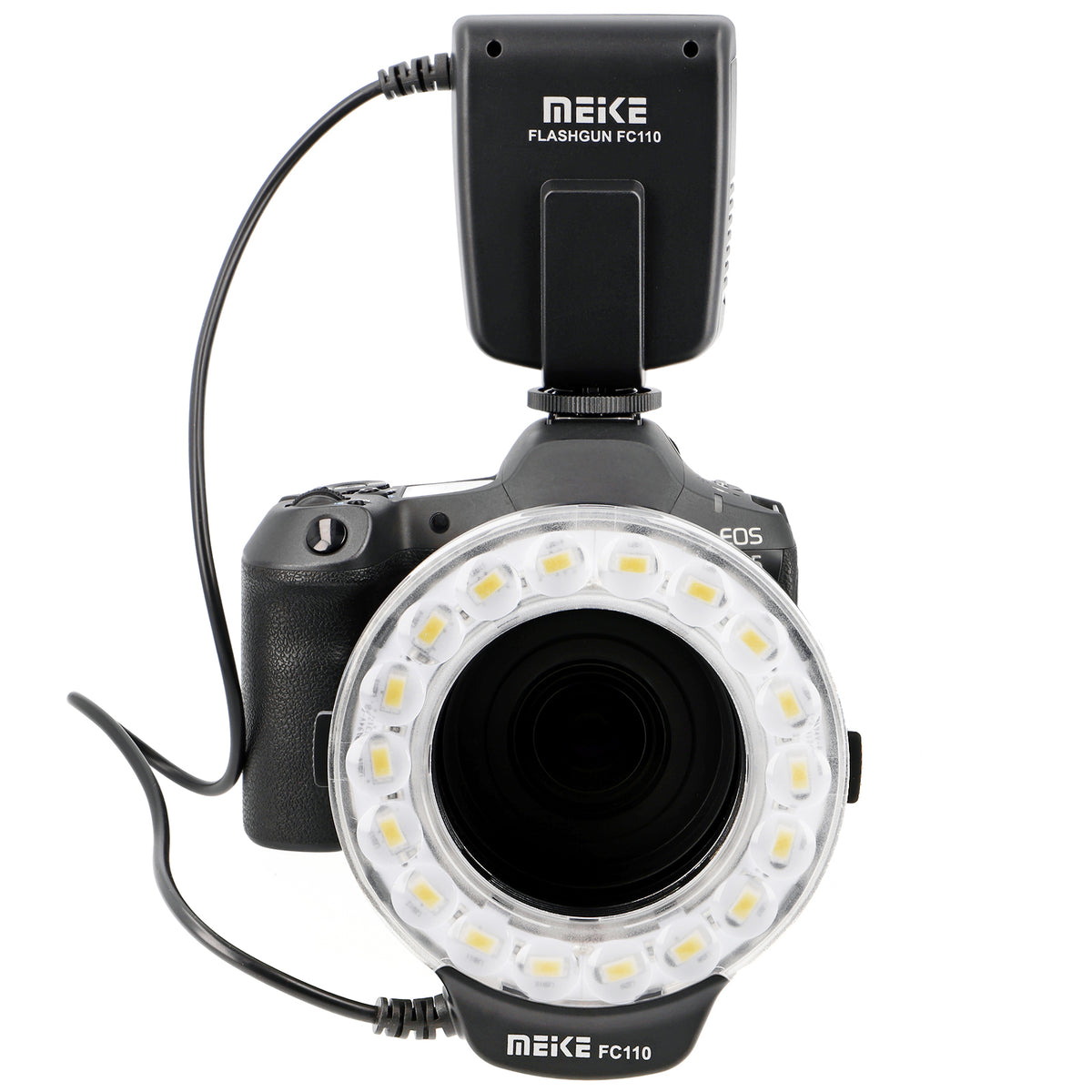 Makro Ringblitz Ringleuchte für Pentax SLR Kameras FC-110 Blitz & Dauerlicht auch für Videoaufnahmen