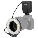 Makro Ringblitz Ringleuchte für Canon EOS DSLR SLR Kameras FC-110 Blitz & Dauerlicht auch für Videoaufnahmen