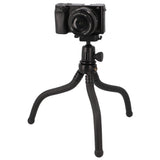 Flexibles 2-in-1 Tischstativ & Selfie-Pod mit Kugelkopf - Biegsame Beine & 1/4"-Anschlüsse