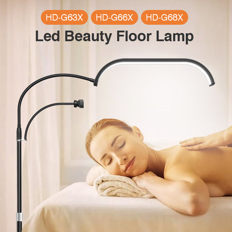 Dimmbare Halbmond Lampe Beauty Light einstellbare Farbtemperatur Telefonhalter Fernbedienung