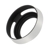 Metall Gegenlichtblende Silber – Hohlprofil Design – Schraubmontage